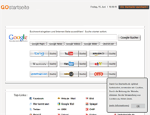 Tablet Screenshot of go-startseite.de
